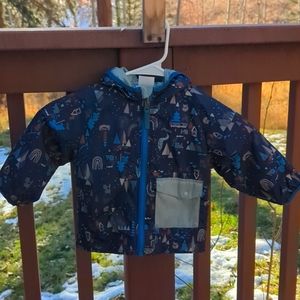Patagonia reversible down hoodie